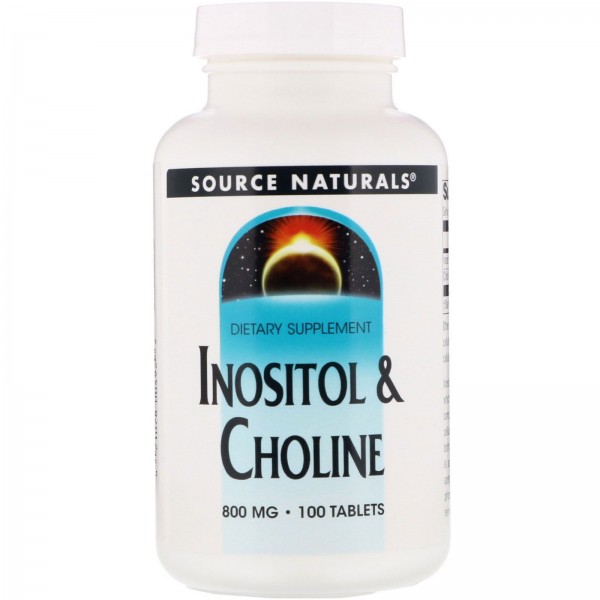 Source Naturals Холин-инозитол 800 мг 100 таблеток...