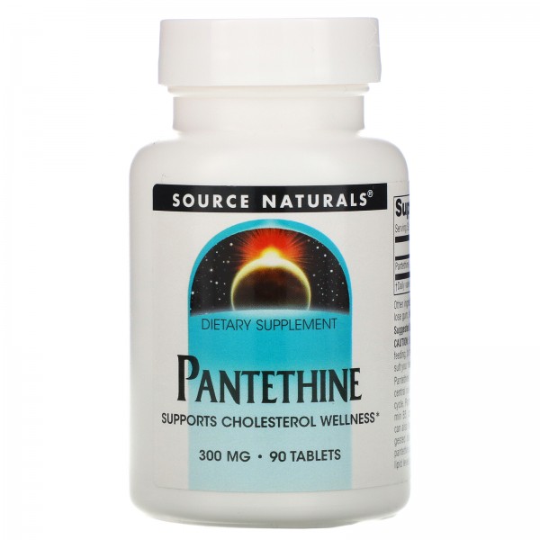 Source Naturals Пантетин 300 мг 90 таблеток...