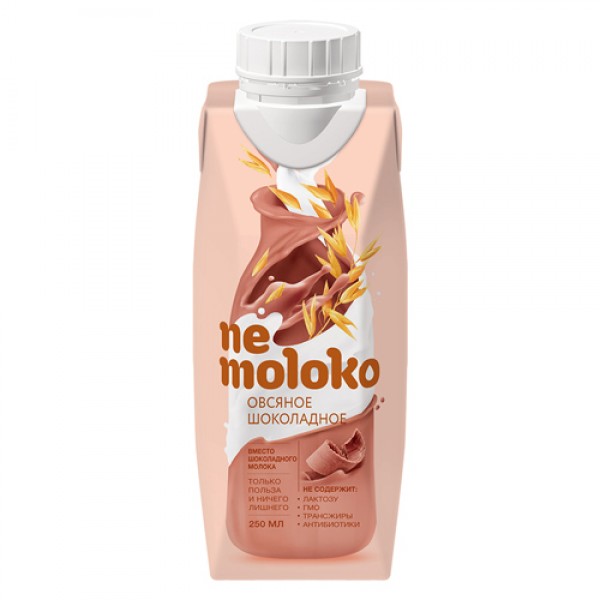Nemoloko Напиток `Овсяный`, шоколадный 250 мл