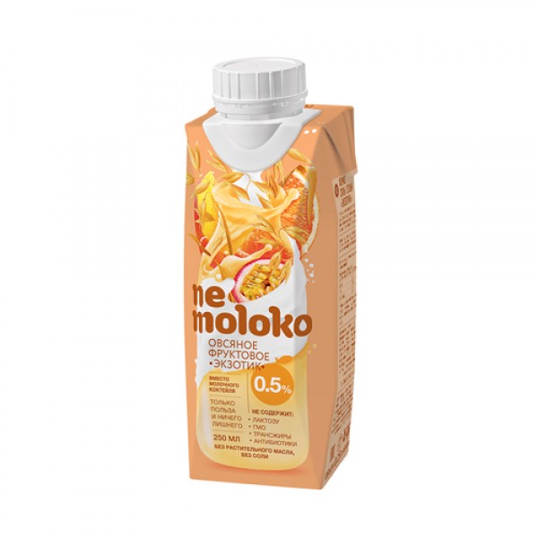 Nemoloko Напиток овсяный `Экзотик`, фруктовый 250 мл