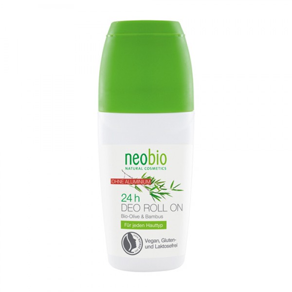 NeoBio Дезодорант шариковый 24 часа с био-оливой и бамбуком 50 мл