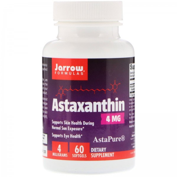 Jarrow Formulas Астаксантин 4 мг 60 мягких желатин...