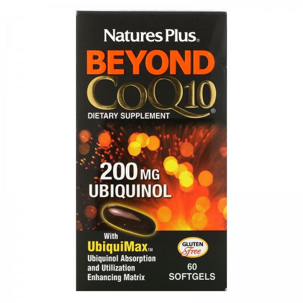 Nature's Plus Коэнзим Q10 BeyondCoQ10 60 капсул...