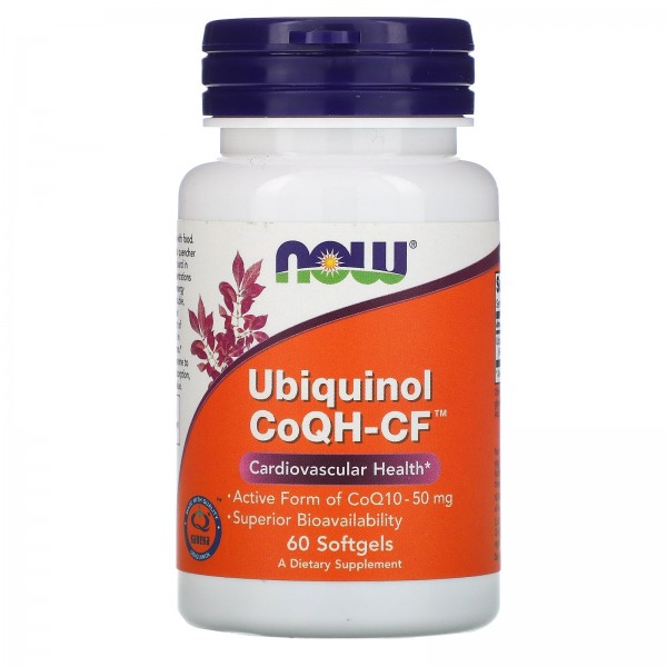Now Foods Убихинол CoQH-CF 60 гелевых капсул...