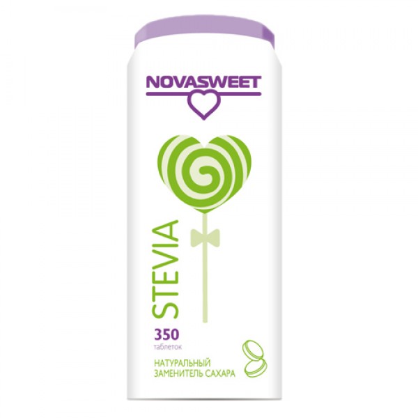 Novasweet Заменитель сахара в таблетках `Стевия` 350 таблеток