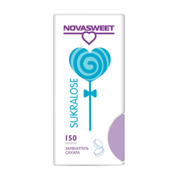 Novasweet Заменитель сахара в таблетках `Сукралоза` 150 таблеток