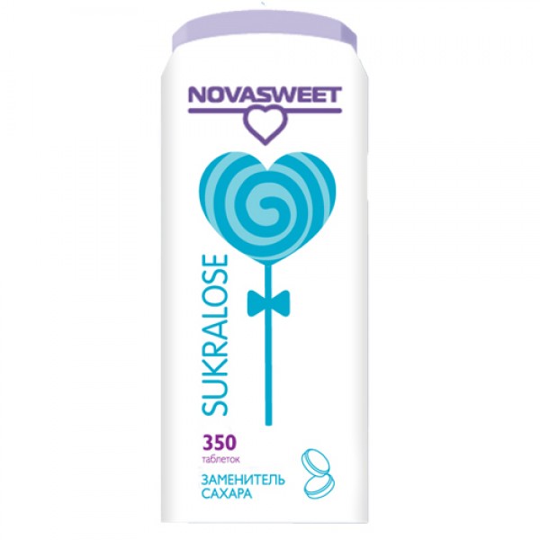 Novasweet Заменитель сахара в таблетках `Сукралоза` 350 таблеток