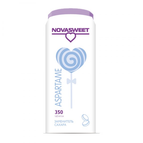 Novasweet Заменитель сахара в таблетках `Аспартам` 350 таблеток