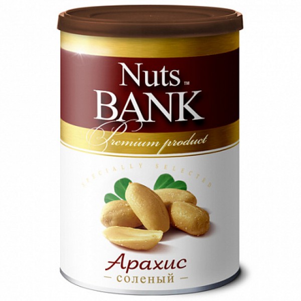 Nuts Bank Арахис соленый 200 г