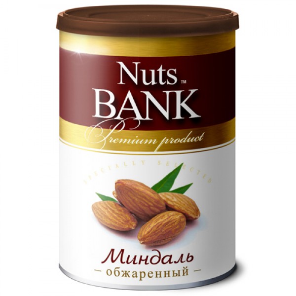 Nuts Bank Миндаль обжаренный 200 г...