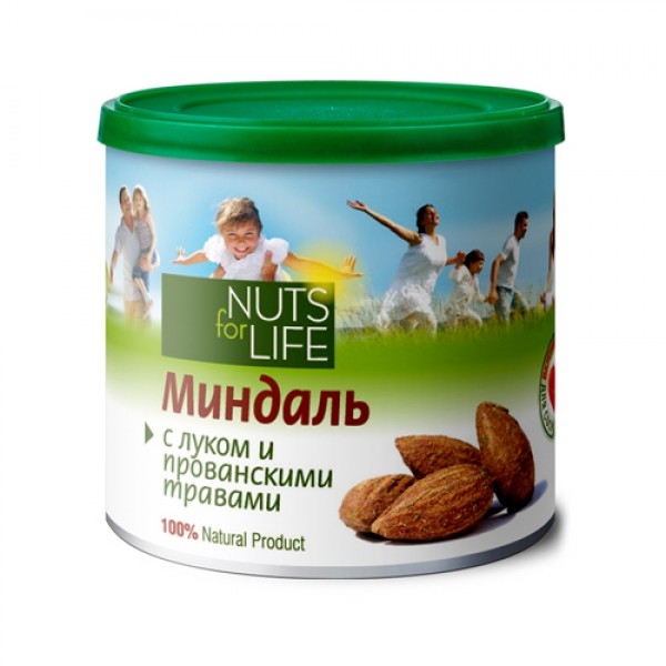 Nuts for life Миндаль с прованскими травами 115 г...