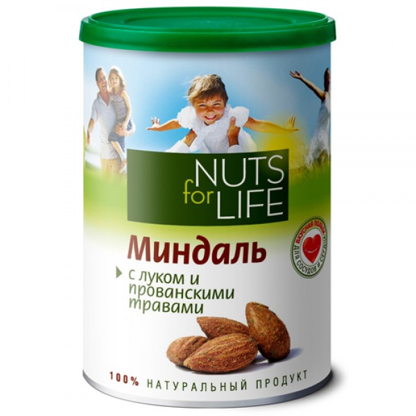 Nuts for life Миндаль с прованскими травами 200 г...