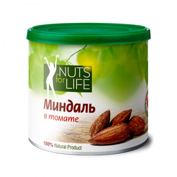 Nuts for life Миндаль в томате 115 г