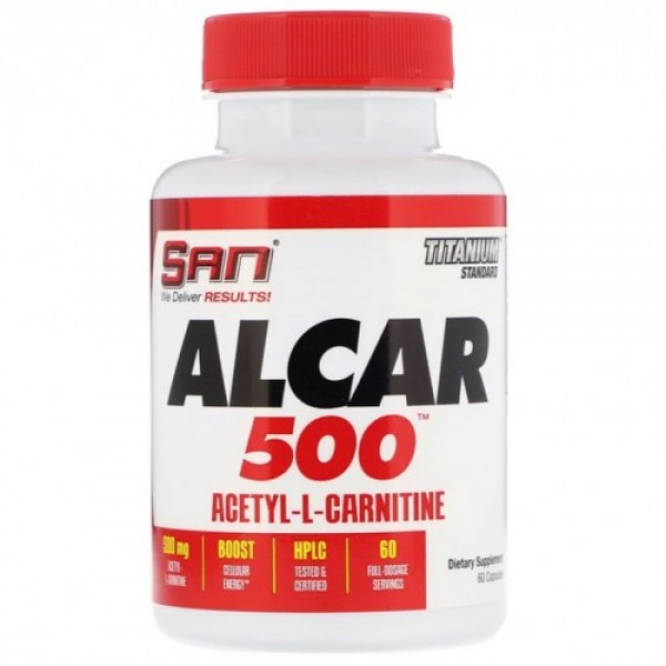 SAN ALCAR 500 (Ацетил-Л-Карнитин) 60 капсул...