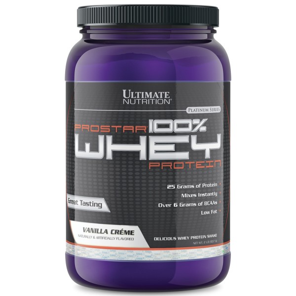 Ultimate Nutrition Протеин Prostar Whey 908 г Вани...