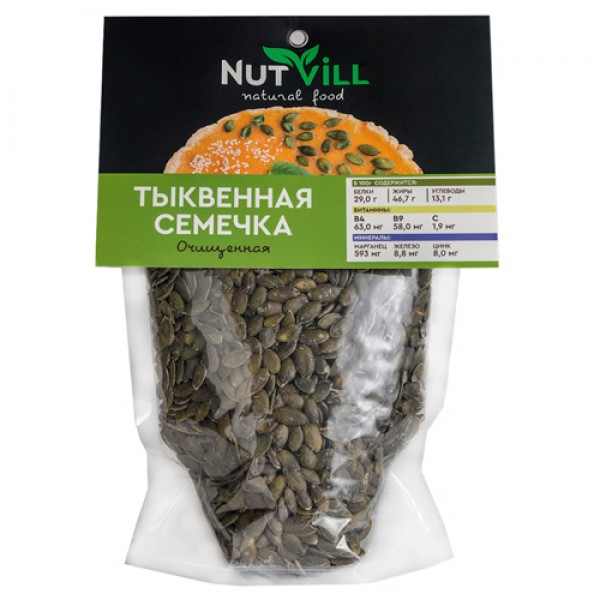 NutVill Ядра семян тыквы 500 г