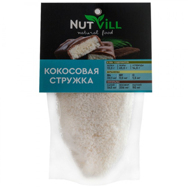 NutVill Cтружка кокосовая 100 г