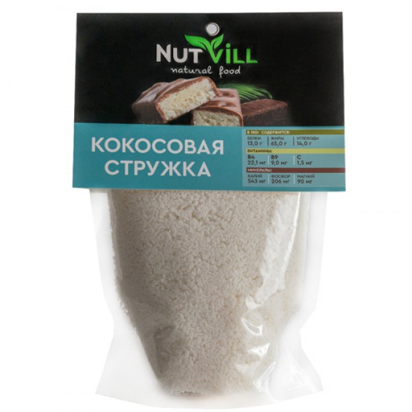 NutVill Cтружка кокосовая 300 г