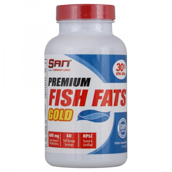 SAN Омега-3 Premium Fish Fats Gold 120 софтгель