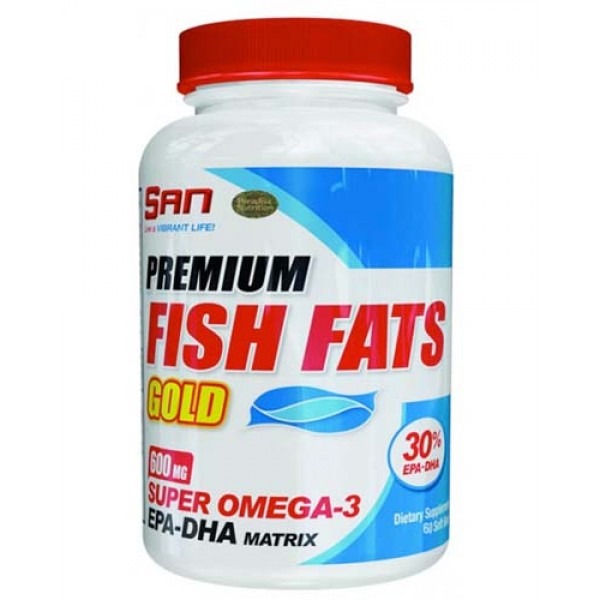 SAN Омега-3 Premium Fish Fats Gold 60 софтгель...