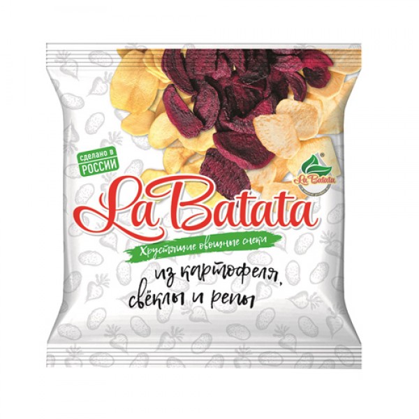La Batata Снеки хрустящие овощные из картофеля, св...