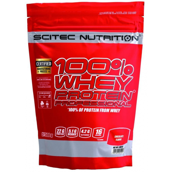 Scitec Nutrition Протеин Whey Professional 500 г Белый шоколад-Клубника