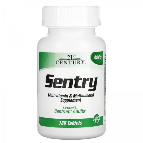 21st Century Мультивитамины Sentry для взрослых 130 таблеток