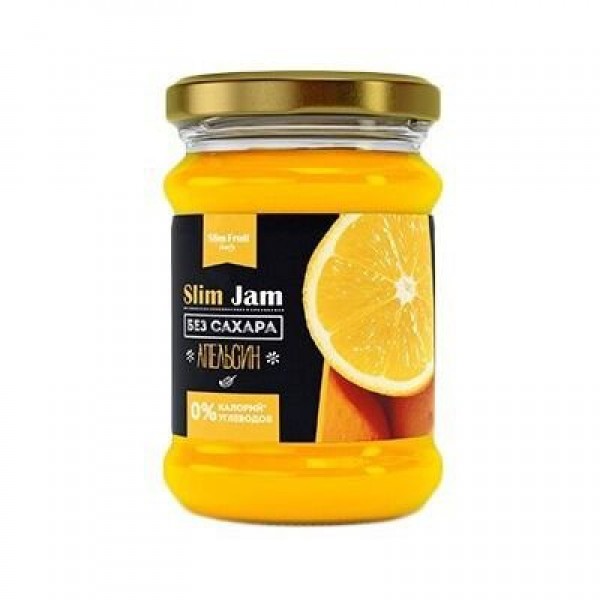 SlimFruit Джем `Slim Jam` без сахара с л-карнитином 250 мл Апельсин-Имбирь