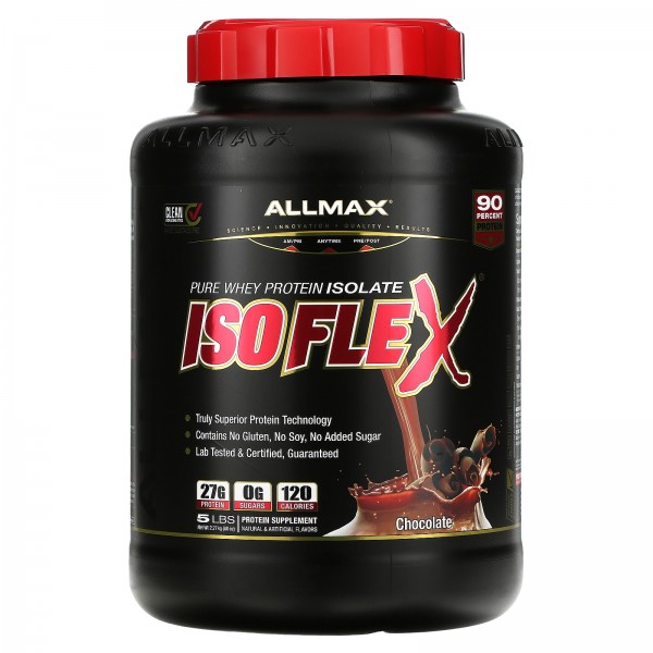 ALLMAX Nutrition Изолят протеина Isoflex Шоколад 2270 г