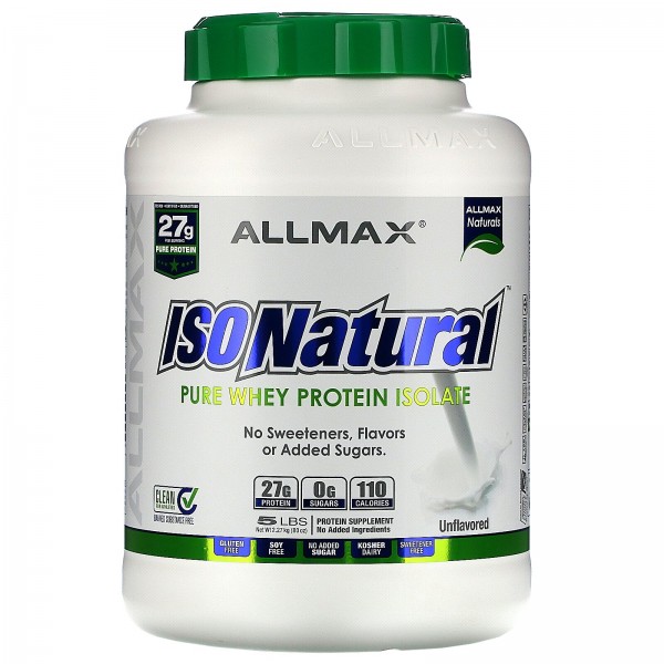 ALLMAX Nutrition Изолят протеина IsoNatural без вк...