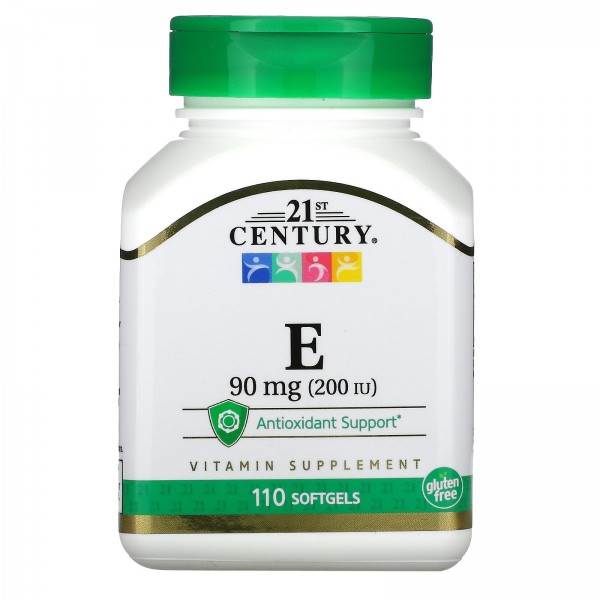 21st Century витамин E 200 МЕ 110 капсул...