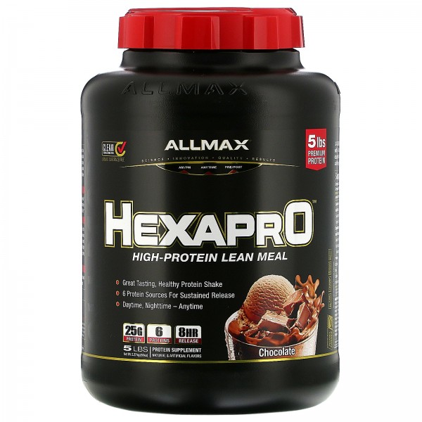 ALLMAX Nutrition Протеин Hexapro Шоколад 2270 г