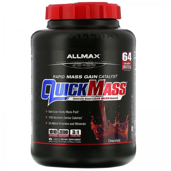 ALLMAX Nutrition Гейнер QuickMass Rapid Mass Gain Catalyst Шоколад 2720 г