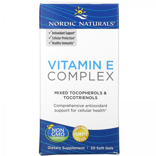 Nordic Naturals Витамин E комплекс 30 софтгель