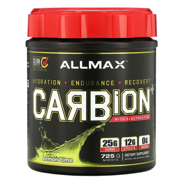 ALLMAX Nutrition CARBion+ с электролитами Лимон-ла...