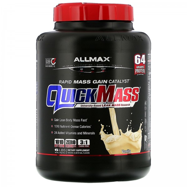 ALLMAX Nutrition Гейнер Quick Mass Rapid Mass Gain Catalyst Ваниль 2720 г