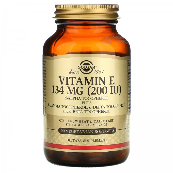 Solgar Vitamin E 134 mg (200 IU) 100 Vegetarian So...
