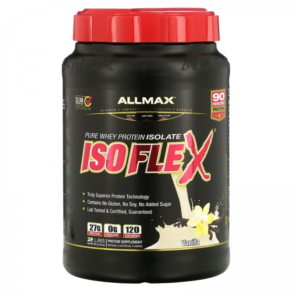 ALLMAX Nutrition Изолят протеина Isoflex Ваниль 90...
