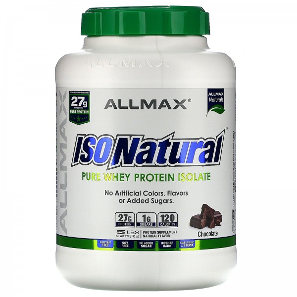 ALLMAX Nutrition Изолят протеина IsoNatural Шокола...