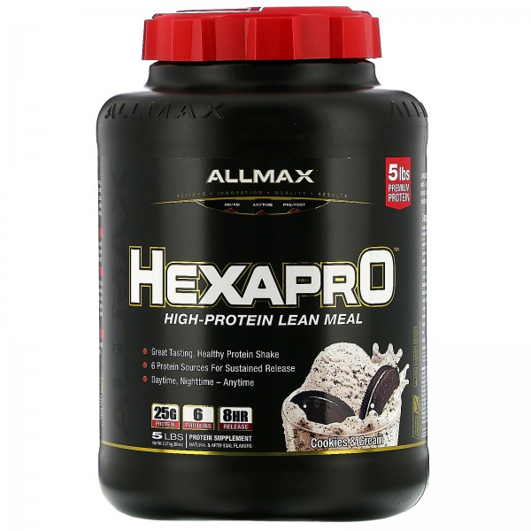 ALLMAX Nutrition Протеин Hexapro Печенье-сливки 2270 г