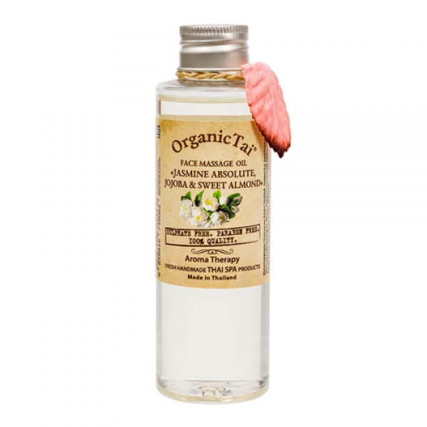 Organic Tai Массажное масло для лица Жасмин, Жожоба и Сладкий миндаль 120 мл