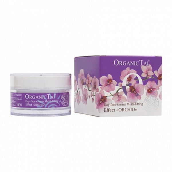 Organic Tai Крем для лица дневной `Орхидея`, мульти-лифтинг эффект 50 мл