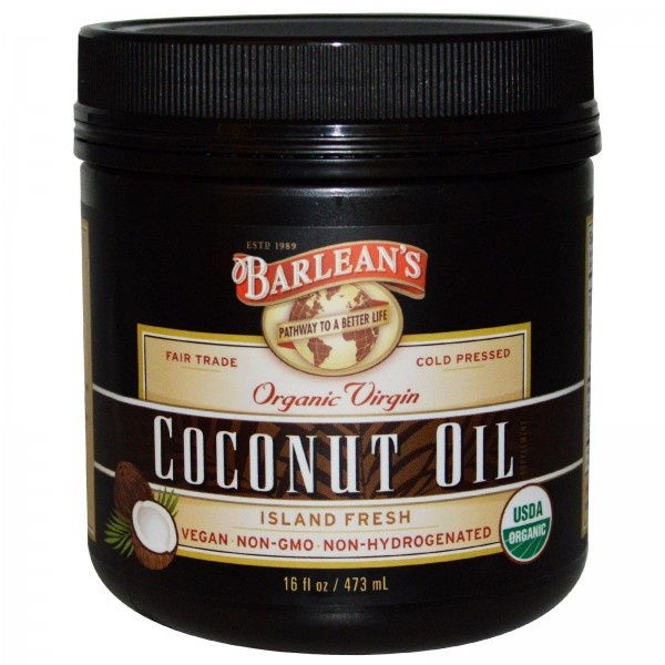 Barlean's Органическое кокосовое масло первого отжима 473 мл