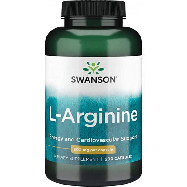 Swanson L-Аргинин 500 мг 200 капсул