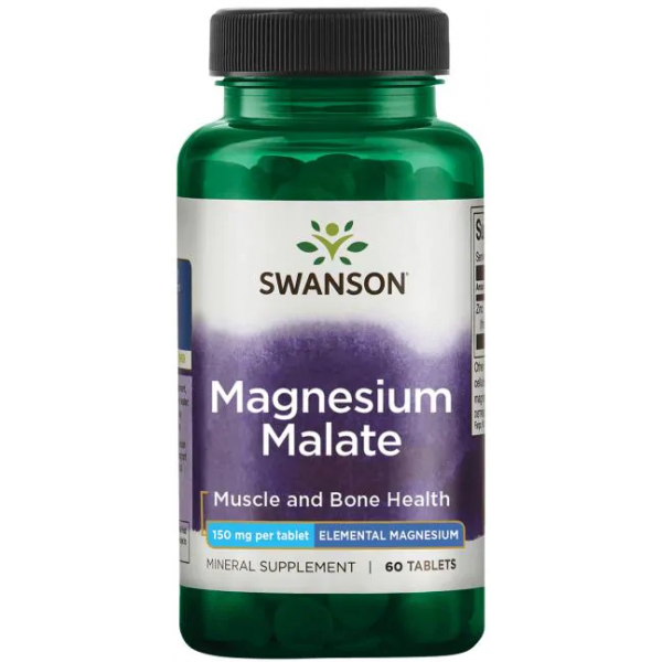 Swanson Магний малат 150 мг 60 таблеток