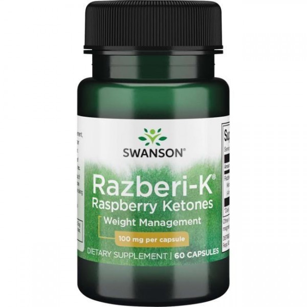 Swanson Малиновые кетоны Diet Razberi-K 100 мг 60 капсул