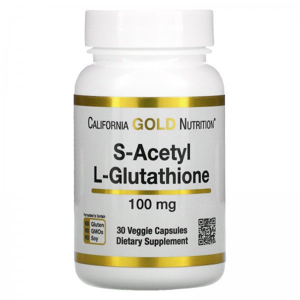 California Gold Nutrition S-ацетил-L-глутатион 100...