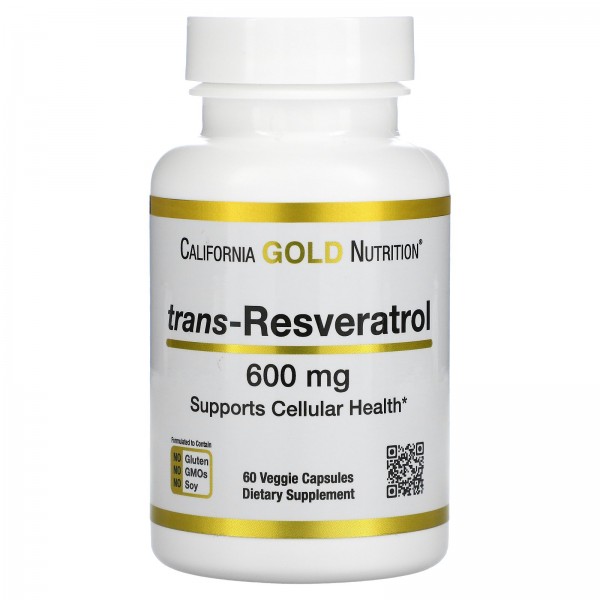 California Gold Nutrition транс-ресвератрол 600 мг...