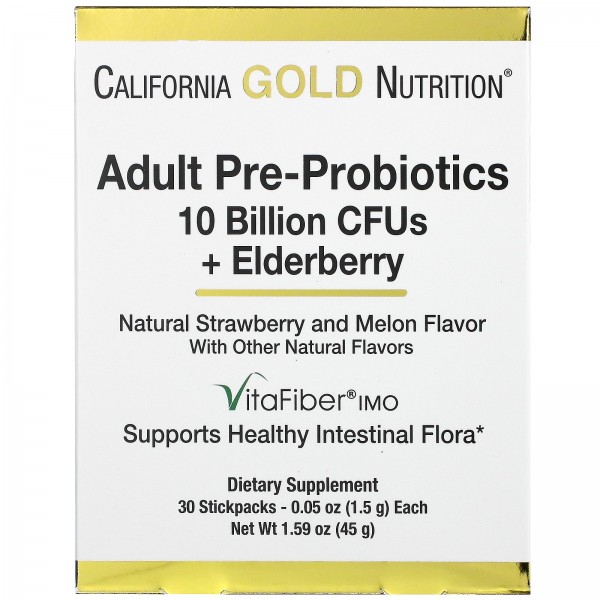 California Gold Nutrition Пребиотики и пробиотики ...