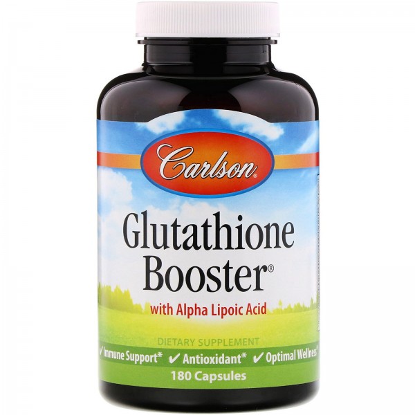 Carlson Labs Глютатион Glutathione Booster 180 кап...
